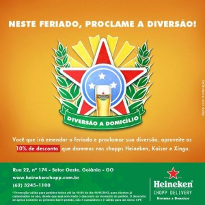 Promoção Futebol - Heineken Chopp Delivery